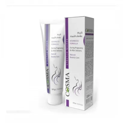صورة كوزما كريم للحد من ظهور علامات التمدد المزود بفيتامينات 100 جرام
