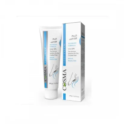 صورة كوزما كريم العناية بالقدمين يساعد على الحد من التشققات وإزالتها من القدمين 10% يوريا 100 جرام