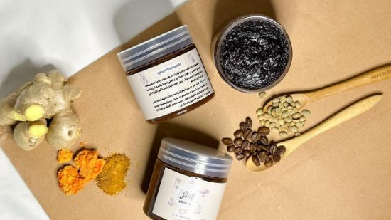 صورة صابونية القهوه للجسم 