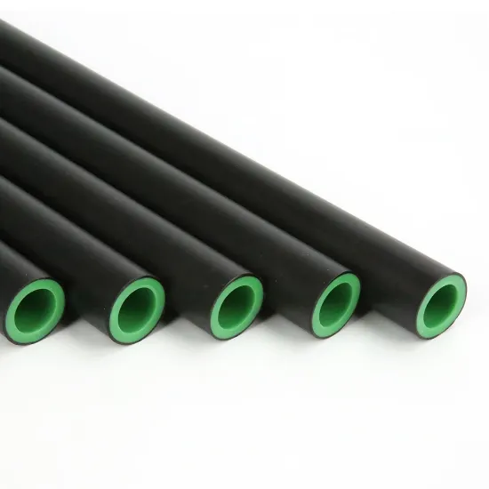 صورة أنبوب حراري اسود مقاوم للاشعة ضغط 20 بار 50 مم الانابيب الخضراء