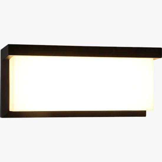 صورة كشاف بوابة لون الاضاءة اصفر مستطيل ثلجي سادة 24 واط