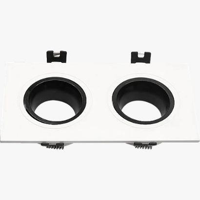 صورة إطار جرم سبوت مربع مجوز اسود + ابيض مانع للتوهج 