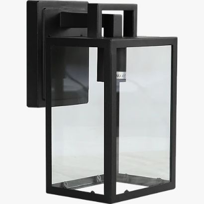 صورة فانوس جداري غطاء لون اسود