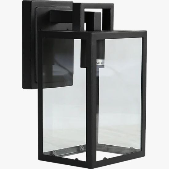 صورة فانوس جداري غطاء لون اسود