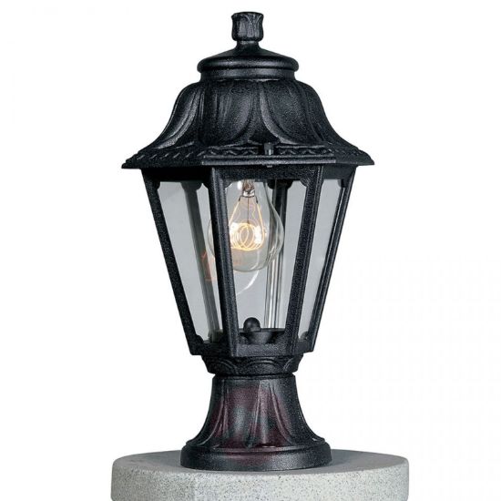 صورة فانوس فوق اسور E22 اسود -ابيض فايبر ايطاليا