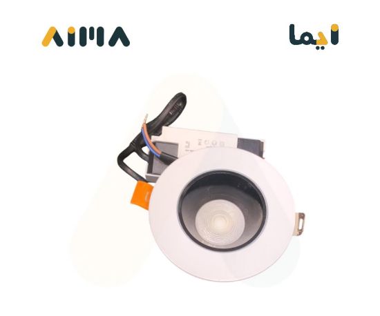 صورة توفل داون لايت أصفر دفن 3 انش ديمر 7 واط 3000 كلفن