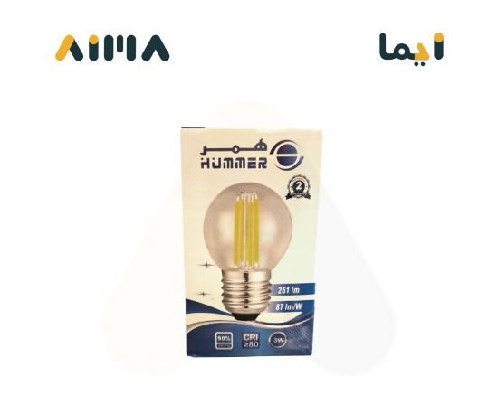 صورة همر لمبة ليد ثلاجة عيدان أصفر E27