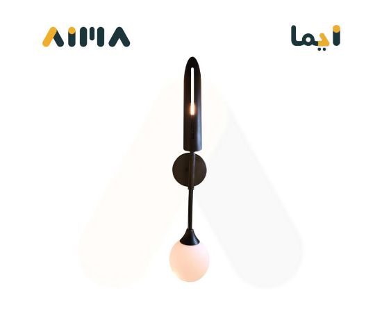 صورة ابليك جداري مودرن 50 سم اسود