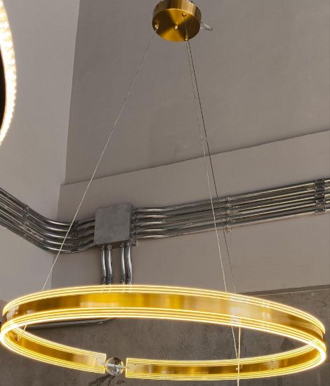 صورة علاقي ليد دائري 800 برونزي