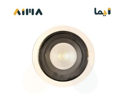 صورة توفل ليد COB ضد التوهج اطار ابيض واسود