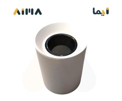 صورة سلندر المنيوم متحرك مانع توهج مفرد اسود و ابيض