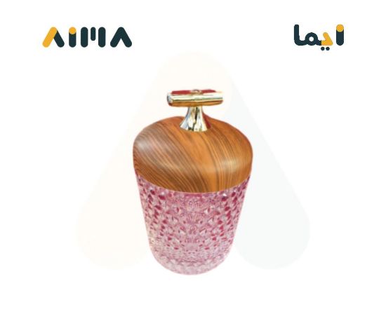 صورة اباجورة إضاءة فيولا كريستال شحن فوق الطاولة 2.5 واط 22 سم