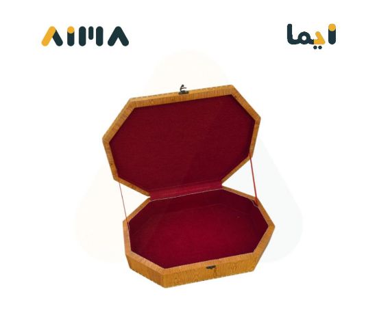 صورة صندوق خشب 50×35×10 سم