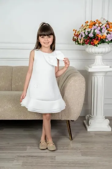 صورة فستان سهرة بناتي اسفنجي