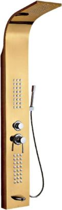 صورة BT SHOWER PANEL SS W/M, GOLD
