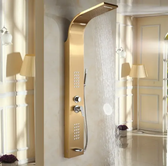 صورة BT SHOWER PANEL SS W/M, GOLD