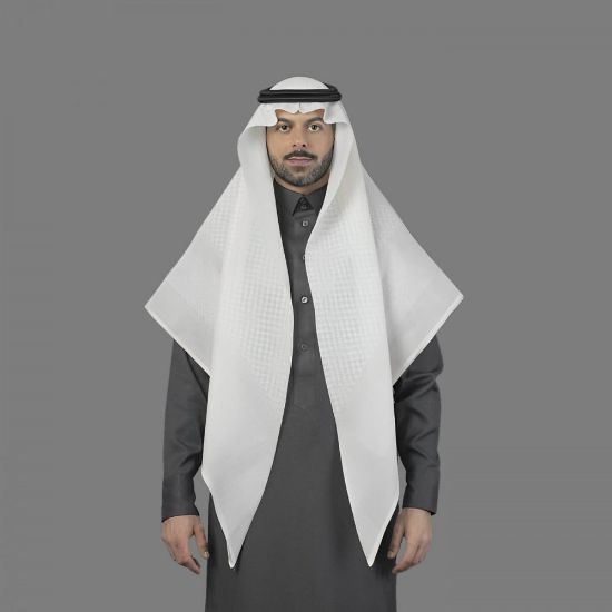 صورة شماغ البسام كريمي وطني