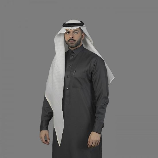 صورة شماغ البسام كريمي وطني