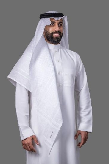 صورة شماغ البسام جون لين الأبيض