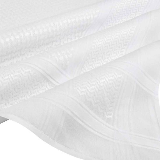 صورة شماغ العجلان الذهبي ابيض