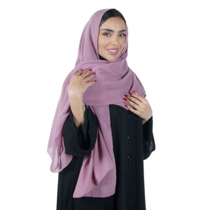 صورة طرحة ملونة لون سادة