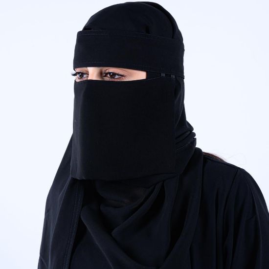 صورة نقاب ربع خطين